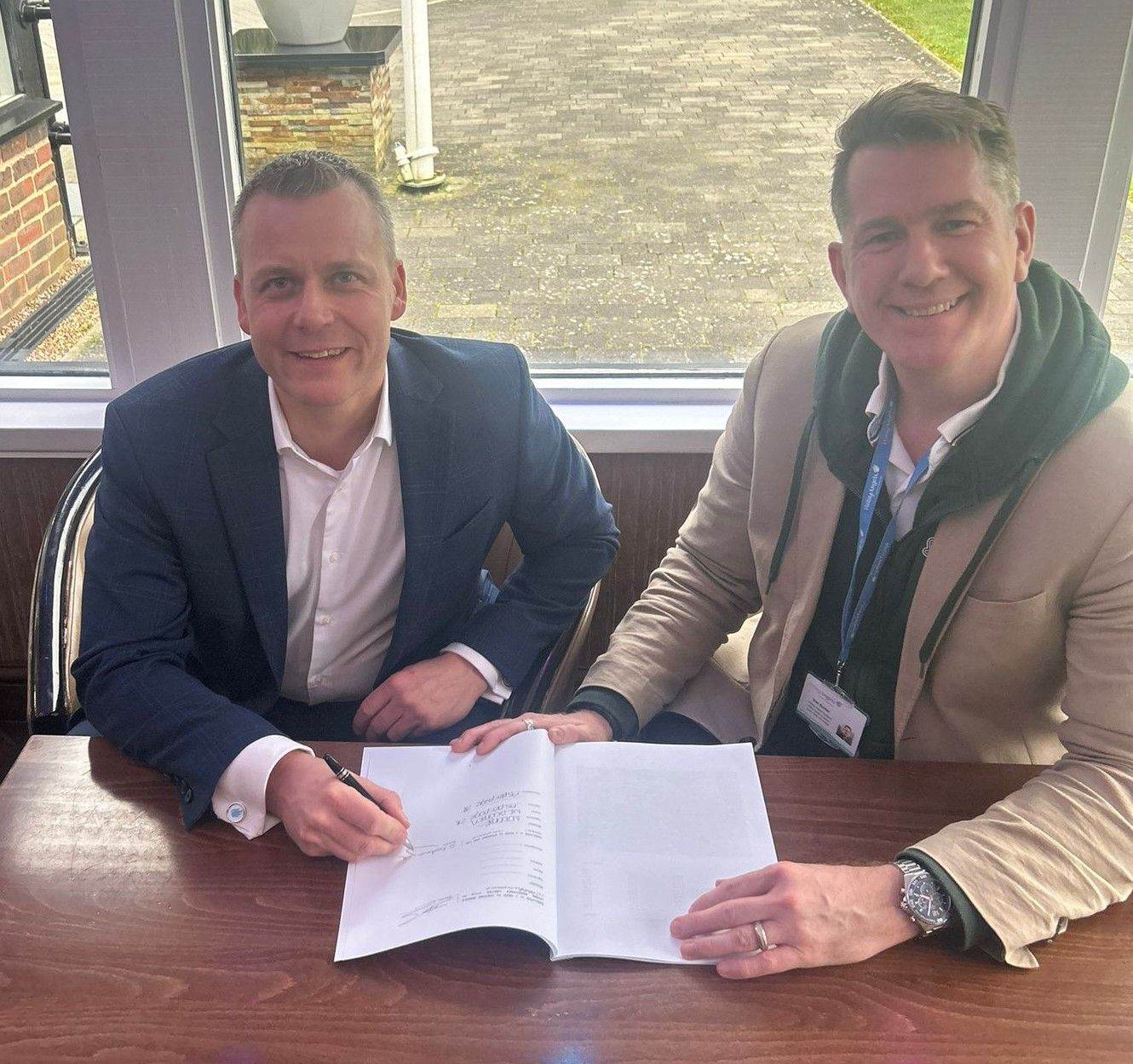 Gareth and Dan Visiting Angels