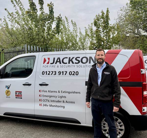 Jackson Fire & Security van