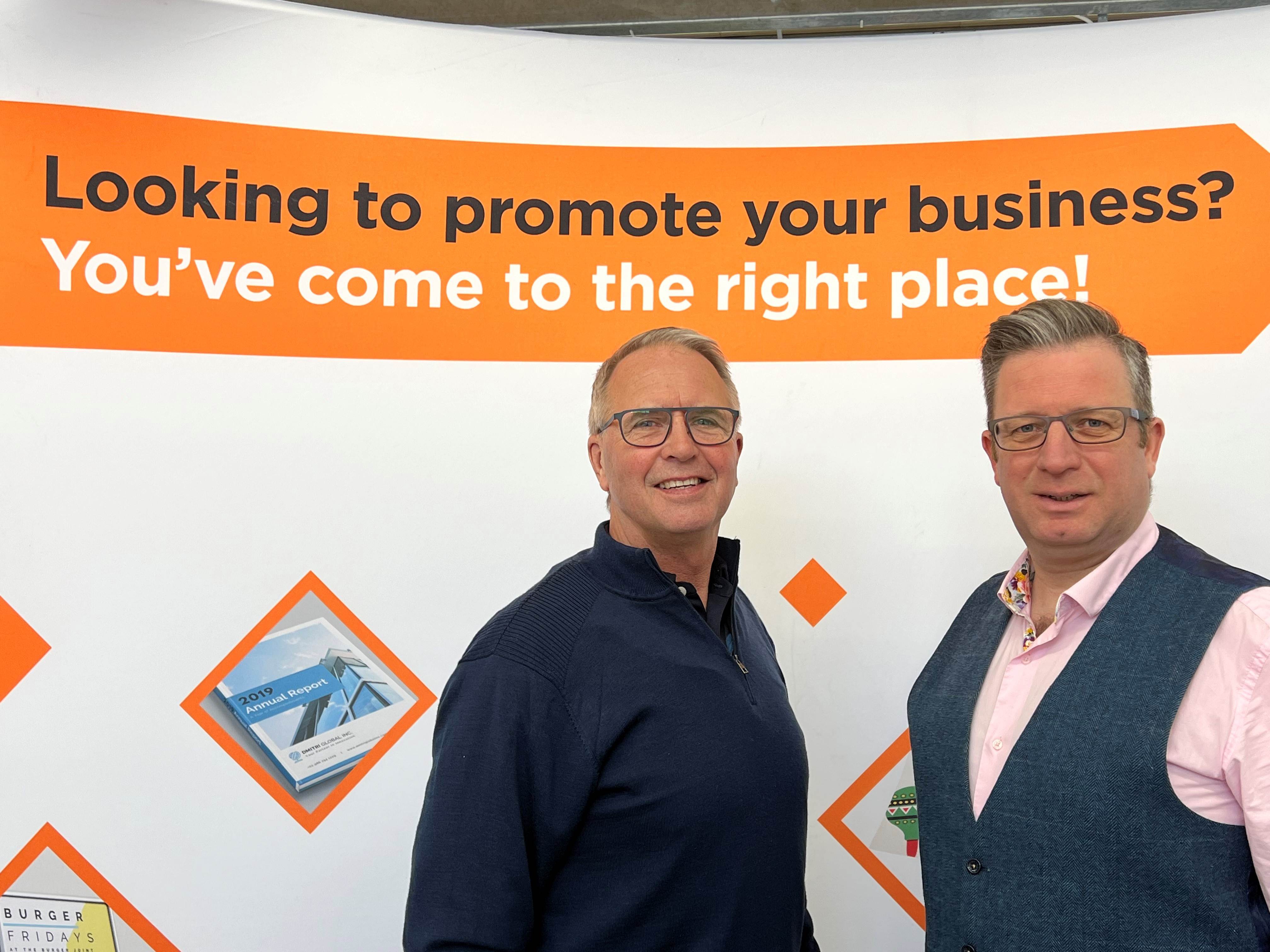 Minuteman Press Managing Director David Ghent and Marketing Director Dave Dixon