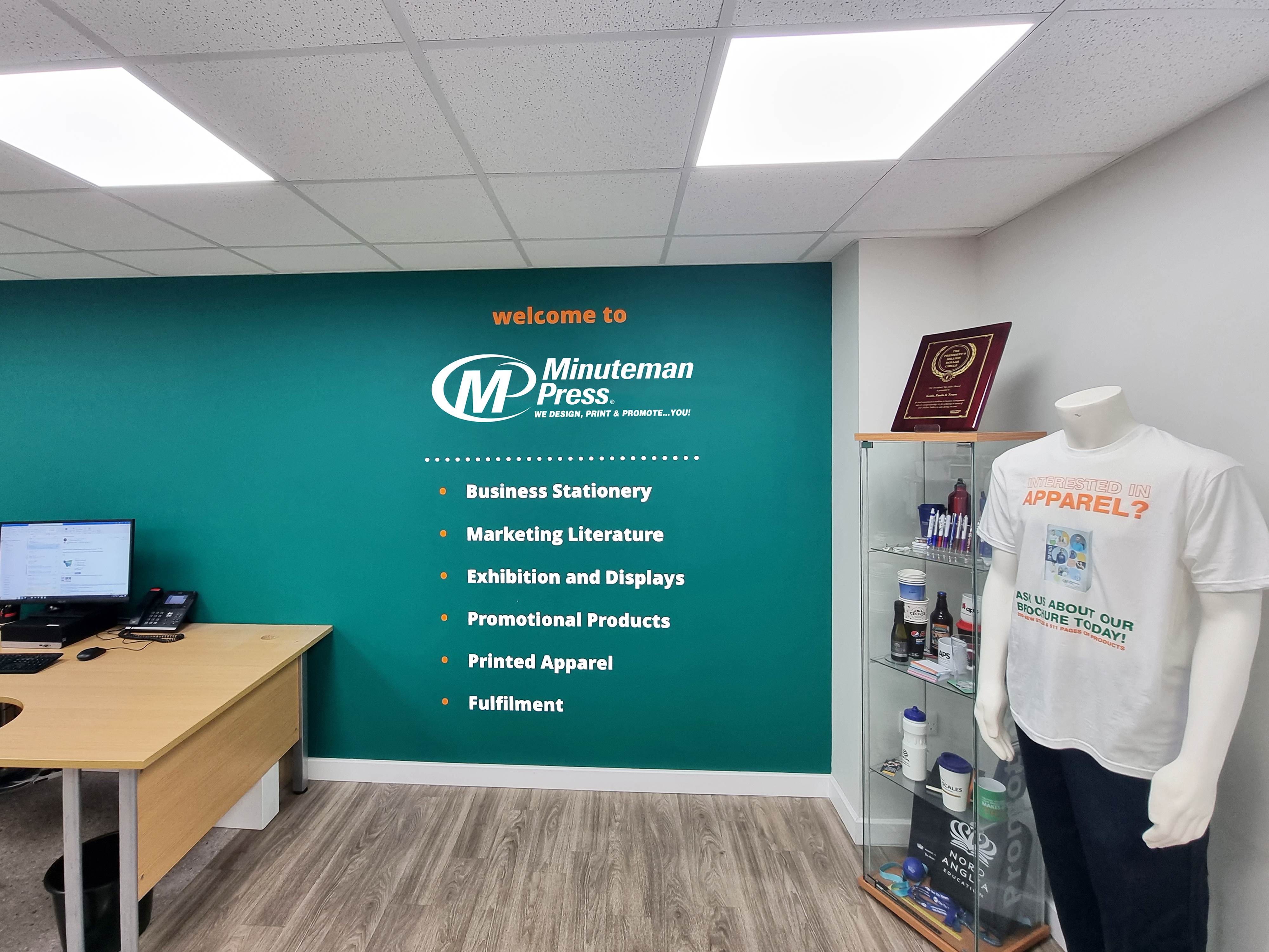Minuteman Press, King’s Lynn lobby photo