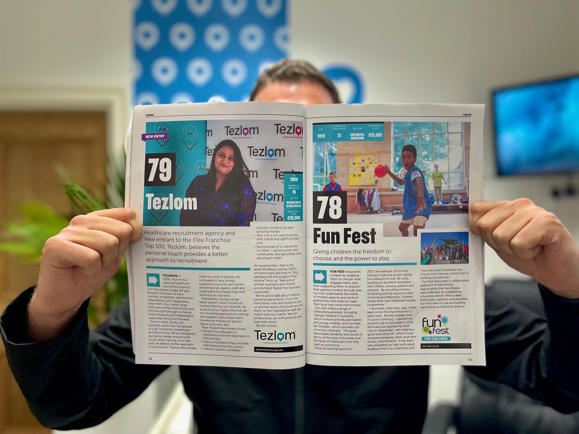 Tezlom is featured in EF magazine
