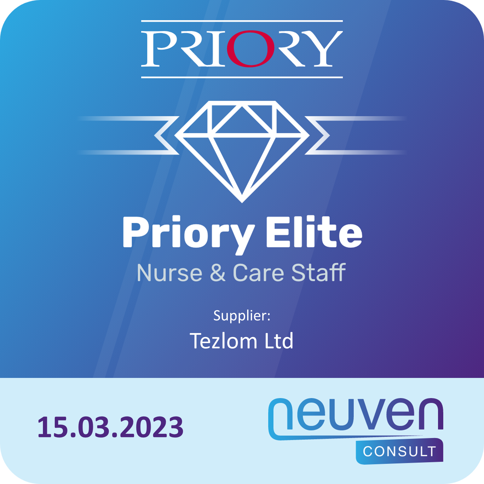 Tezlom receive award from the Priory