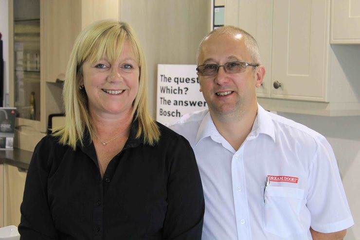 Dream Doors franchisees Clive and Angela Coldwell
